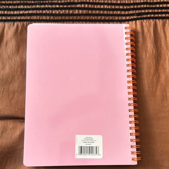 Pink Spiral Notebook with Stars - Picture 2 of 6